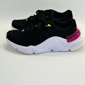 Sorel Kinetic™ RNEGD Lace Athletic Shoes Size 6.5 Black White Pink Flexible Sole